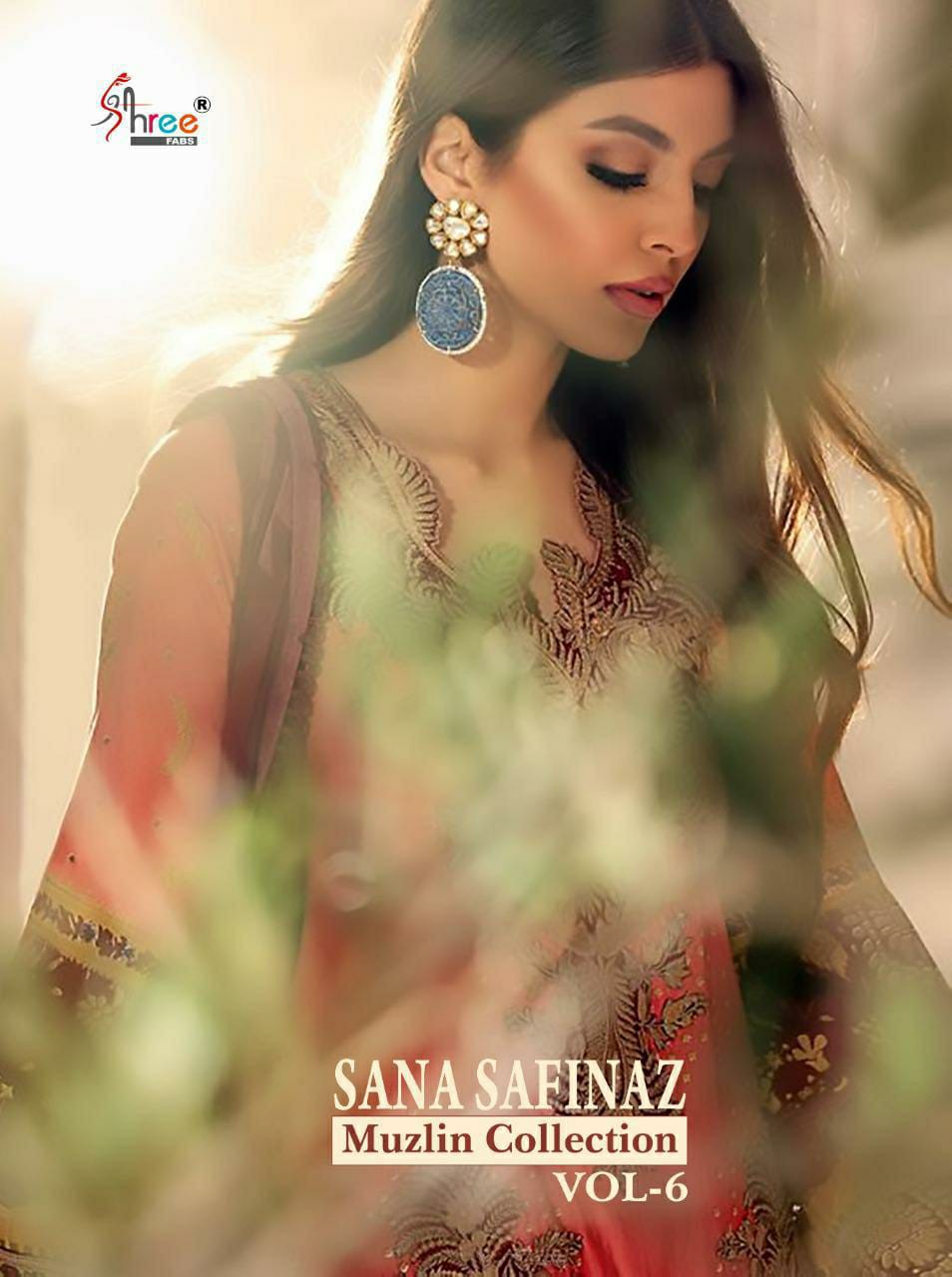 Sana Safinaz Muzlin Collection Vol 6 By Shree Fabs Wholesaler Supplier From Surat