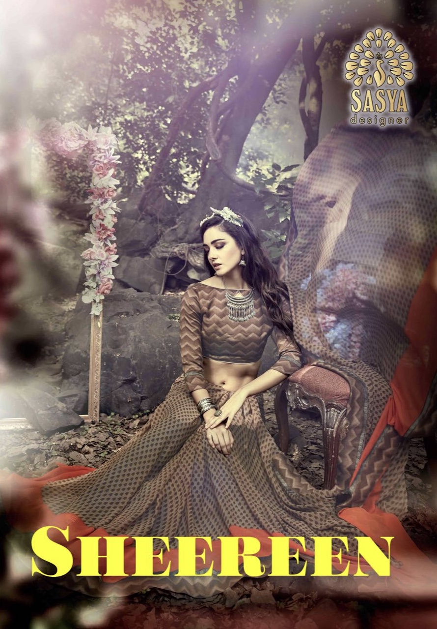 Sva Sheereen 4901 Series Georgett Printed Saree Dealer Surat