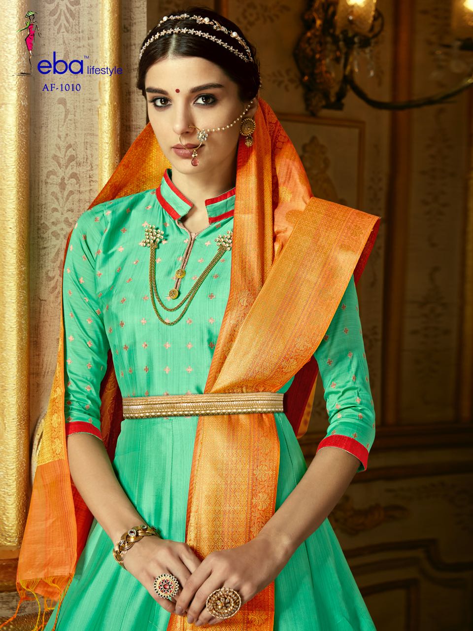 Neerja Vol 1 By Eba Lifestyle 1009 Series Designer Gown Suit Collection Wholesale Supplier And Trade...