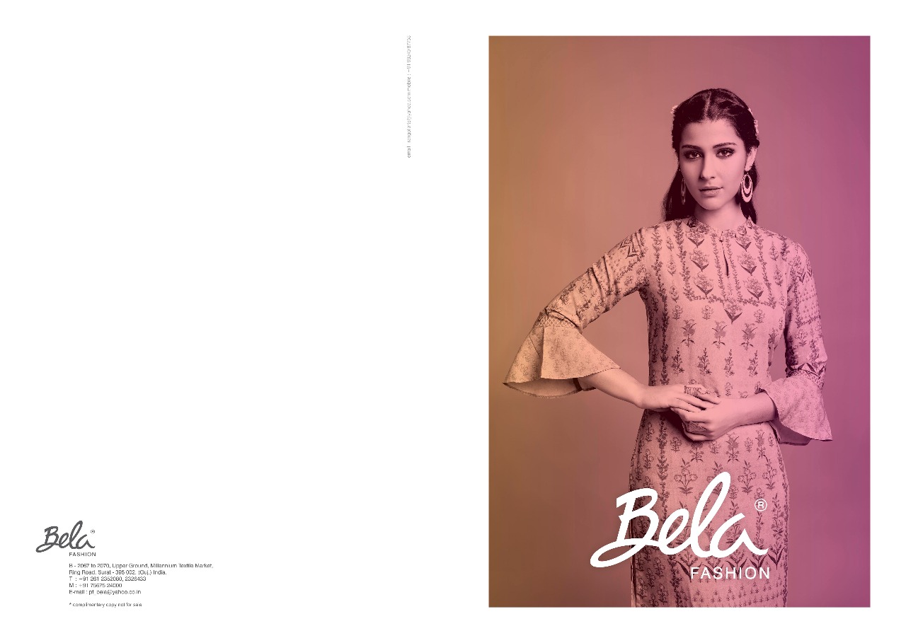 Bela Fashion Fresh Kurti Series K 36 To K 44 Wholesale Supplier