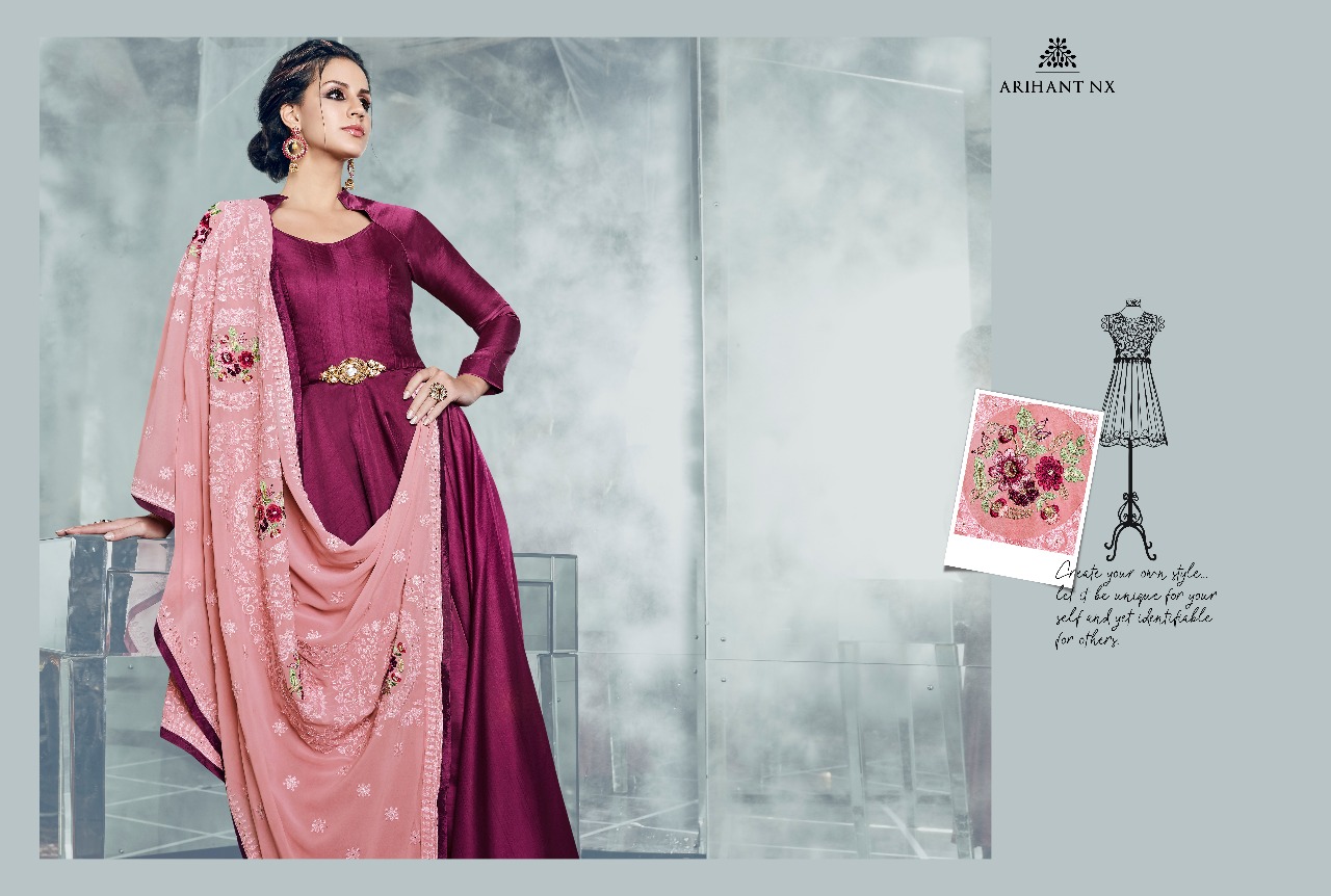 Cheery Series 7001 By Arihant Nx Readymade Gown Wholesale Supplier And Dealer Surat