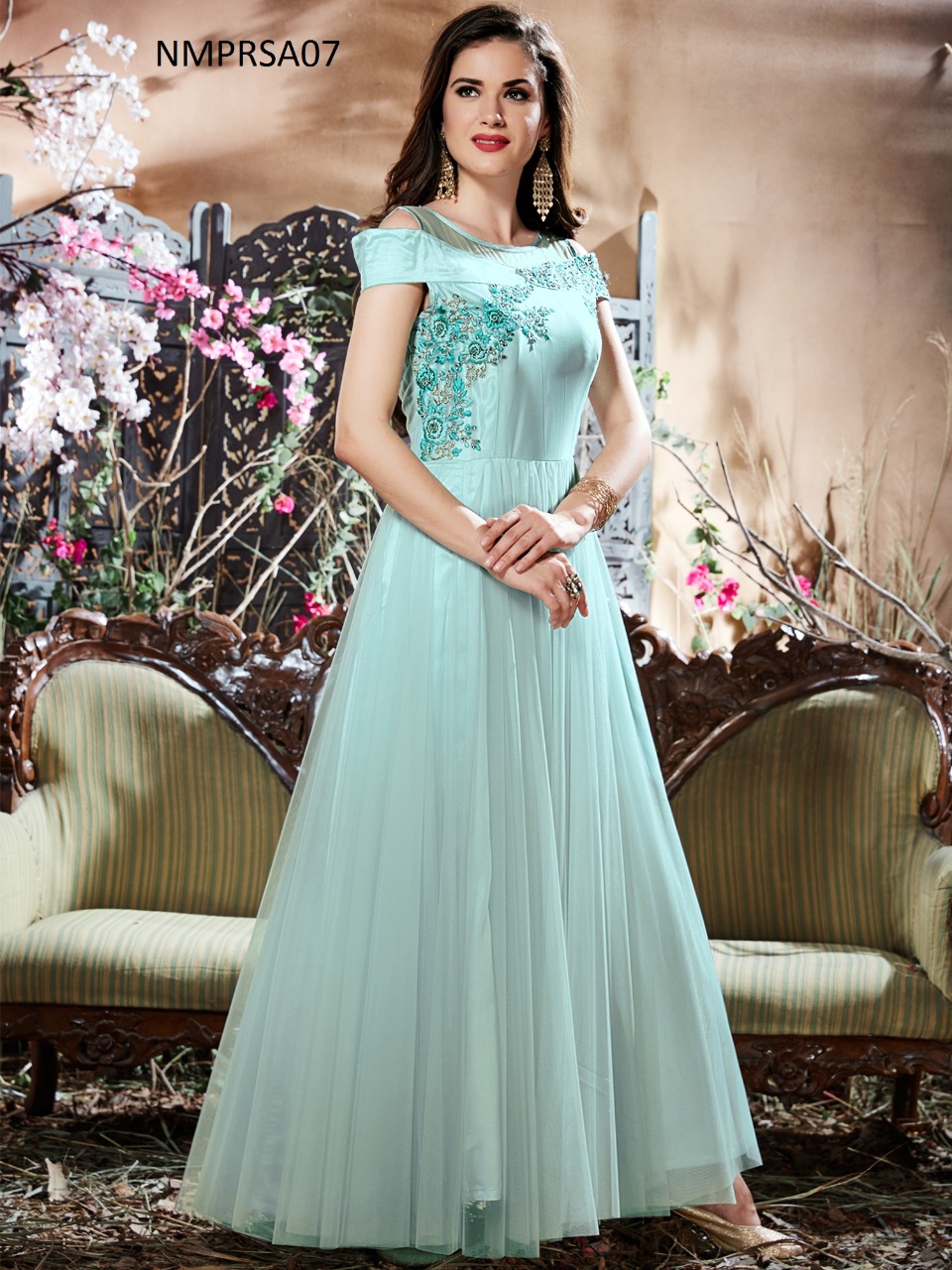 Princess Vol 1 By Aasvaa Readymade Party Wear Gown Wholesale Supplier And Dealer Surat