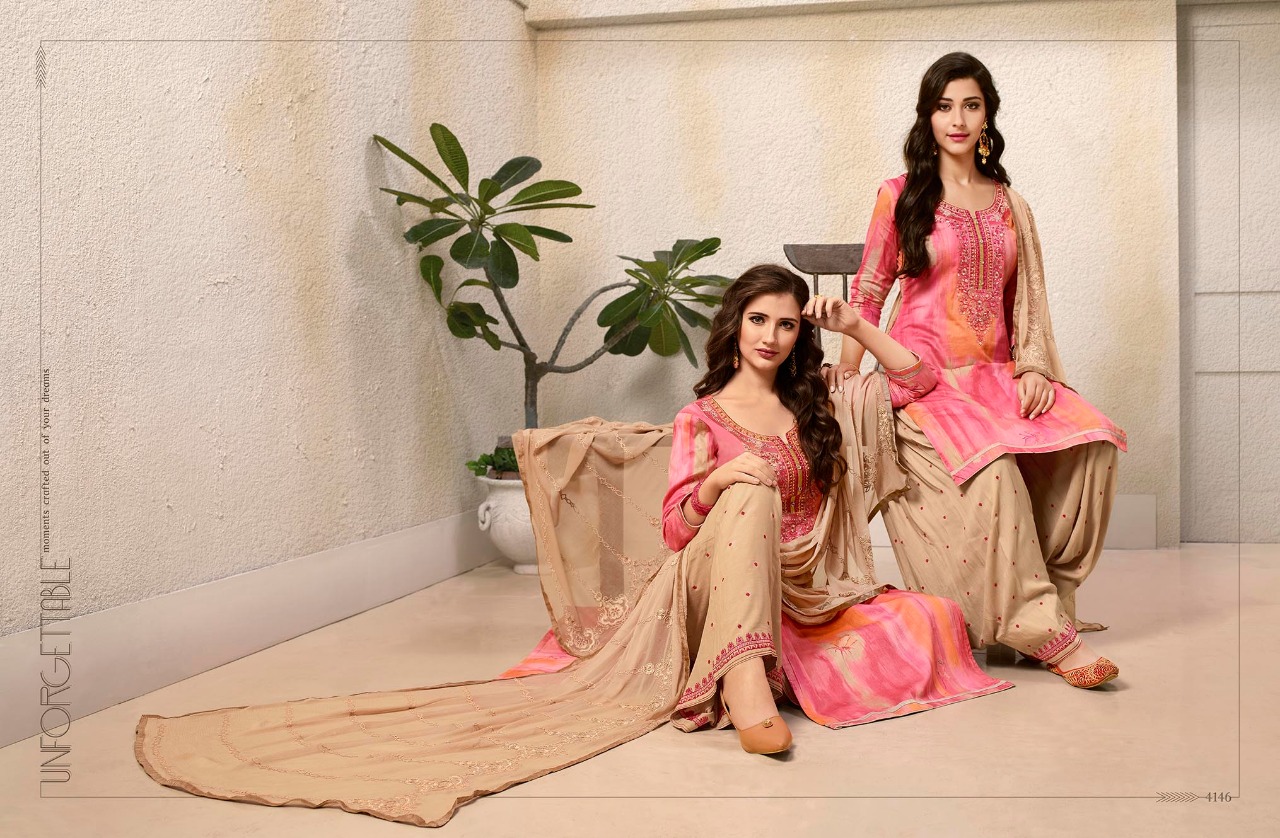 Kessi Fabric Colours By Patiala House Vol  8 Series 4141 To 4152 Cotton Suits Wholesale Supplier And...