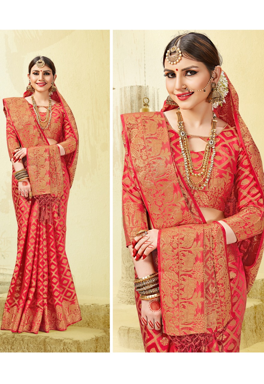 Sehnai Silk By Shangrila  Zari Silk Traditional Style Sarees Wholesale Dealer And Supplier India