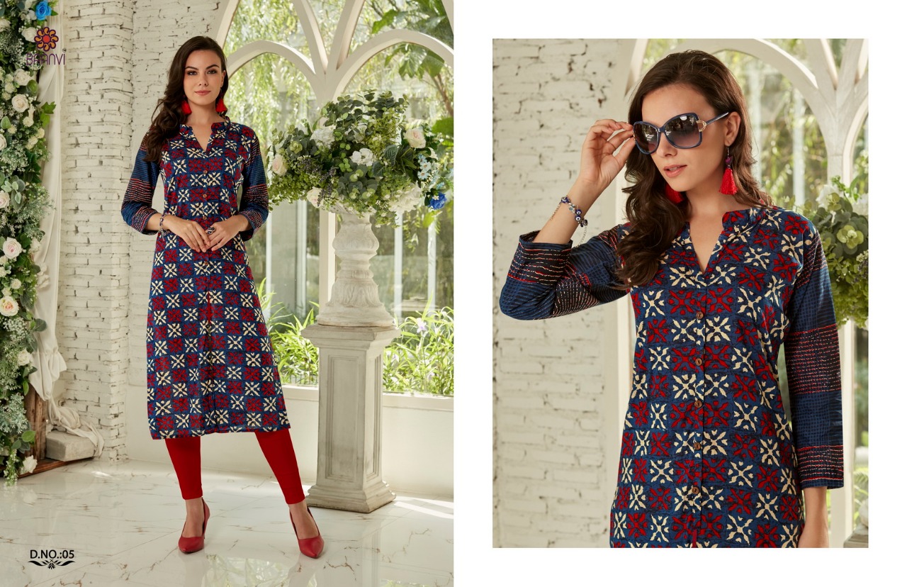 Bindu By R Studio Cam Ric Cotton Printed Kurtis Wholesale Supplier And Dealer India