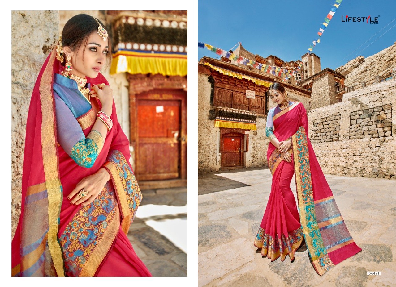 Lavanyam Vol 5 By Lifestyle Silk Designer Party Wear Occasion Wear Sarees Wholesale Supplier And Dea...