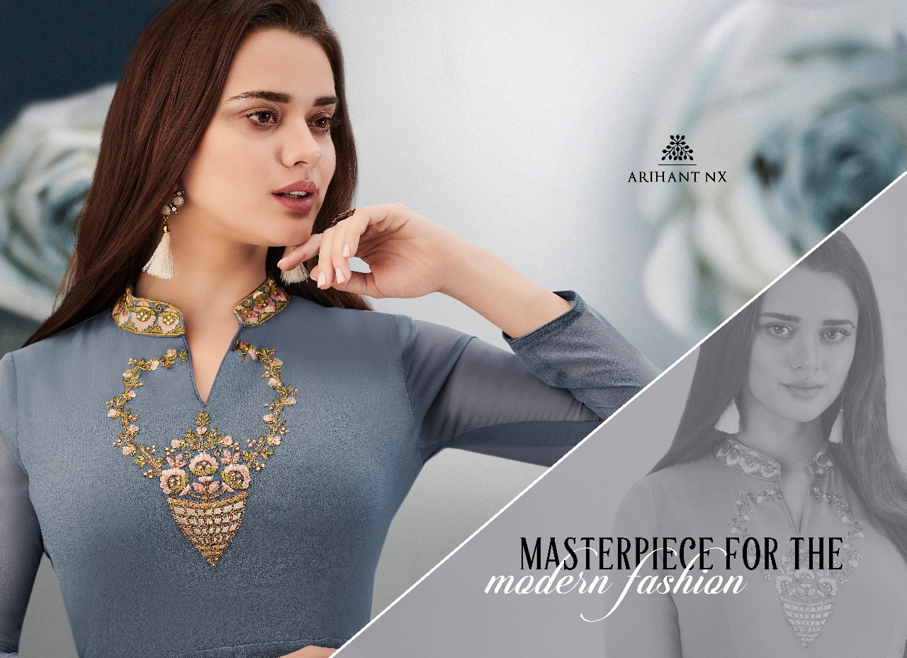 Zara By Arihant Nx Series 9001 To 9007 Semi Georgette Party Wear Gown Wholesale Supplier And Dealer ...