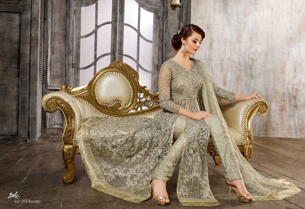 Celebrations By Bela Series 1611 To 1619 Designer Party Wear Suits Wholesale Supplier And Dealer Nit...