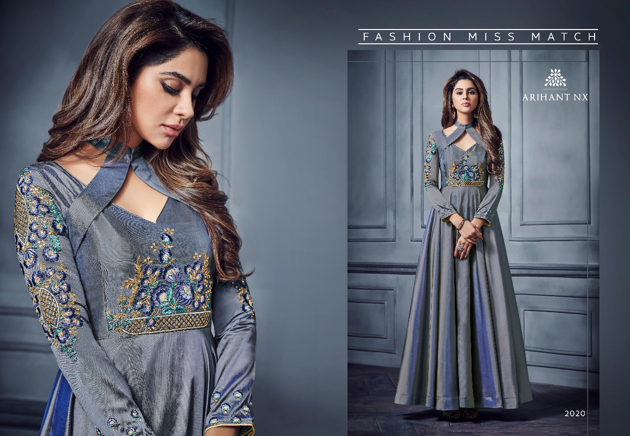 Floret Vol 3 By Arihant Nx Series 2015 To 2020 Silk Designer Ready To Wear Gowns Wholesale Supplier ...