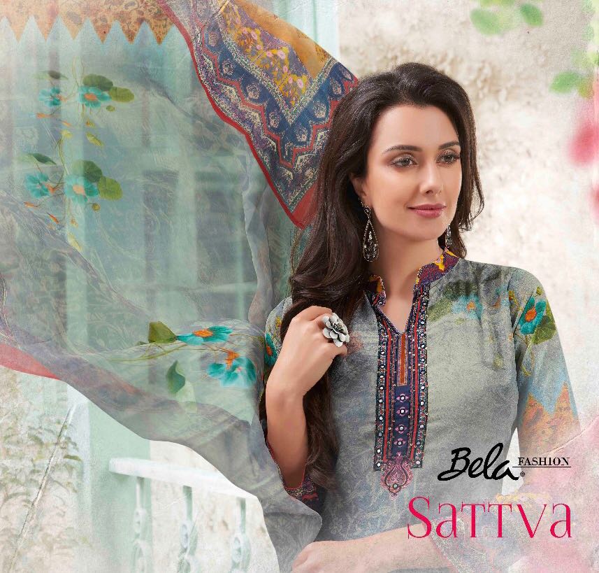 Satvaa By Bela Series 1044 To 1052 Georgett Softsilk Suit Catalogue Wholesale Dealer And Supplier Su...