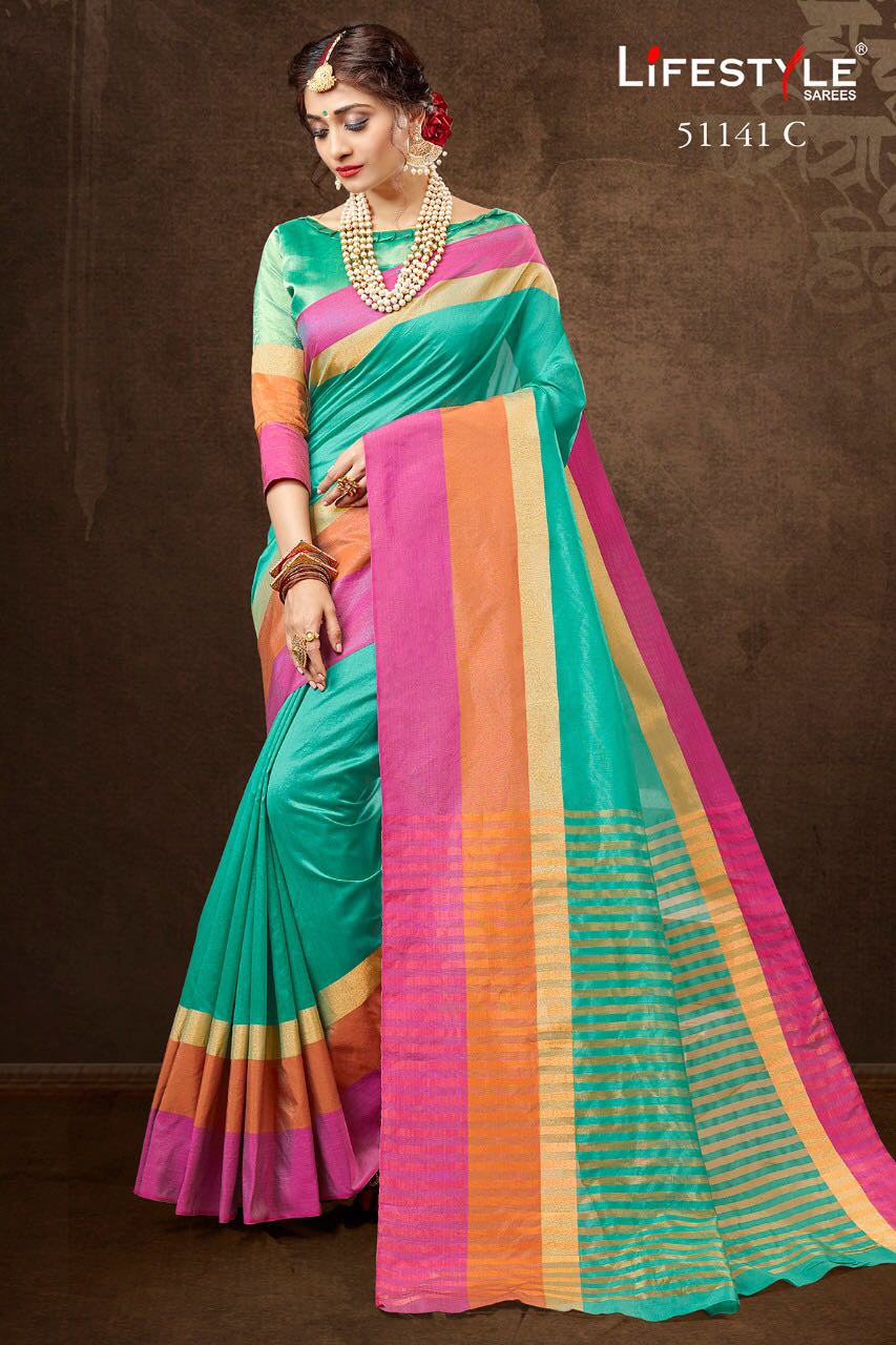 Jamini  By Lifestyle  Weaving Range Designer Sarees Wholesale Suppliers Nd Dealer India