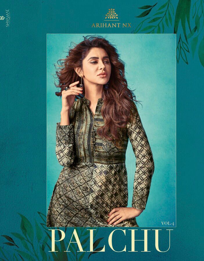 Palchu Vol 4 By Arihant Nx  Series 1031 To 1040 Apple Georgette Desinger Fancy Kurtis Wholesale Supp...