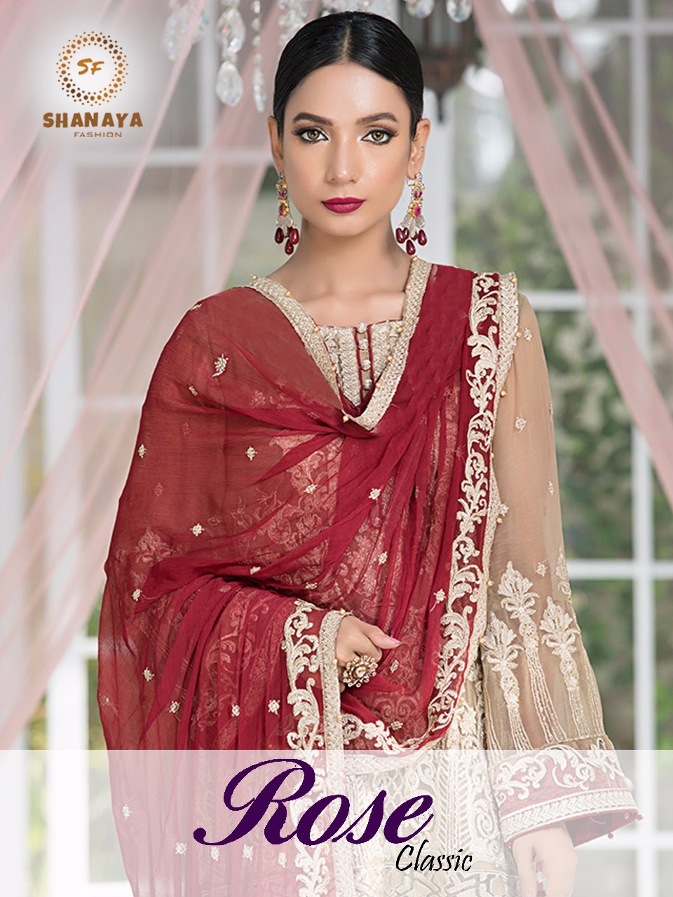 Rose Classic By  Shanaya Fashion Georgette Designer Party Wear Pakistani Salwar Kameez Wholesale Sup...