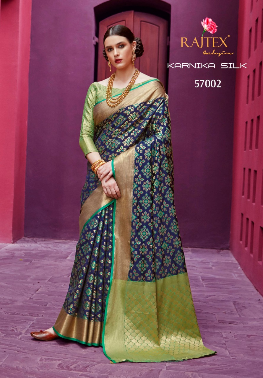 Karnika Silk By Rajtex Traditional Indian Patola Silk Sarees Wholesale Supplier And Dealer Surat