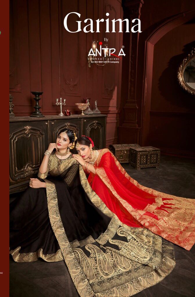 Garima Saree Catalogue Launched By Antara In 12 Designs For Upcoming Festive Season.