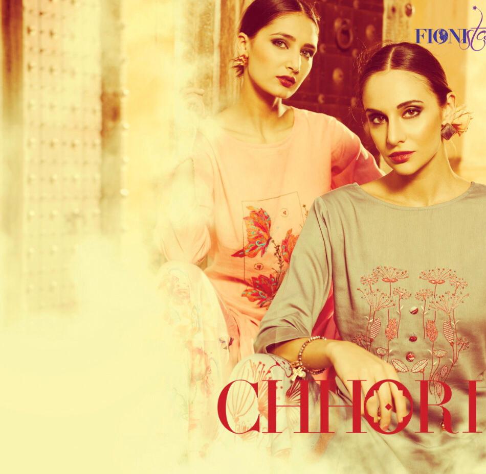 Chhori By Fionista Masline Silk Ready To Wear Palazzo Suits Wholesale Supplier And Dealer Gujarat
