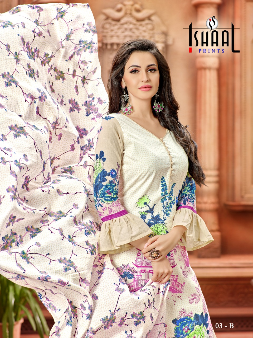 Gulmohar Vol 5 By Ishaal Prints Lawn Cotton Suits Wholesale Supplier And Dealer Gujarat
