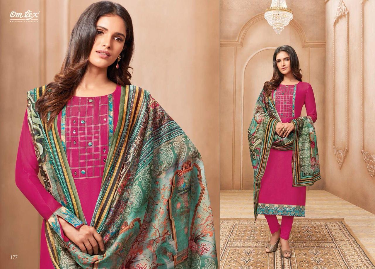 Royalry By Omtex Chanderi Silk Embroidered Desinger Party Wear Suits Wholesale Supplier And Dealer G...