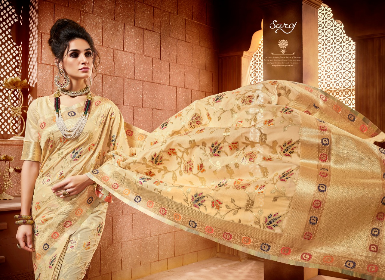 Rani Sahiba By Saroj Banarasi Silk Desinger Occasion Wear Sarees Wholesale Supplier And Dealer Surat