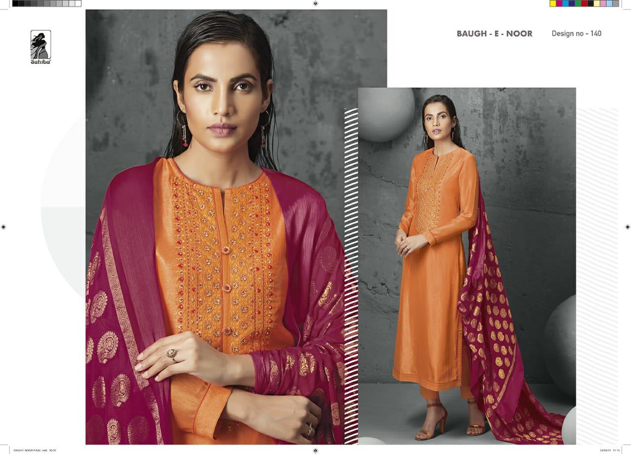 Baugh E Noor By Sahiba Desinger Party Wear Suits Wholesale Supplier And Dealer Gujarat