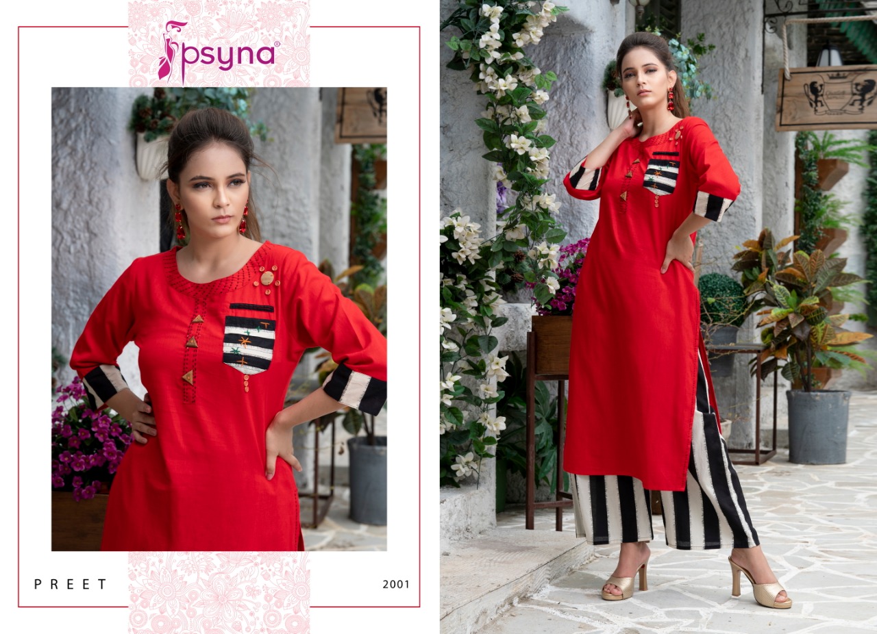 Preet Vol 2 By Pysna Tex Stylish Designer Kurtis With Palazzo Wholesale Supplier And Dealer Gujarat