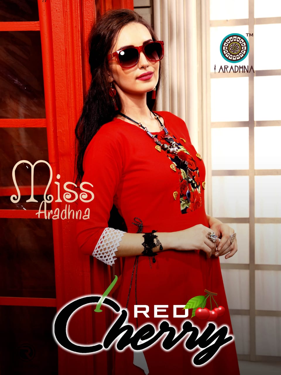 Red Cherry By Aradhana Reyon Designer Long Kurtis Catalog Wholesale Dealer Nd Exporter Nitya Nx Guja...