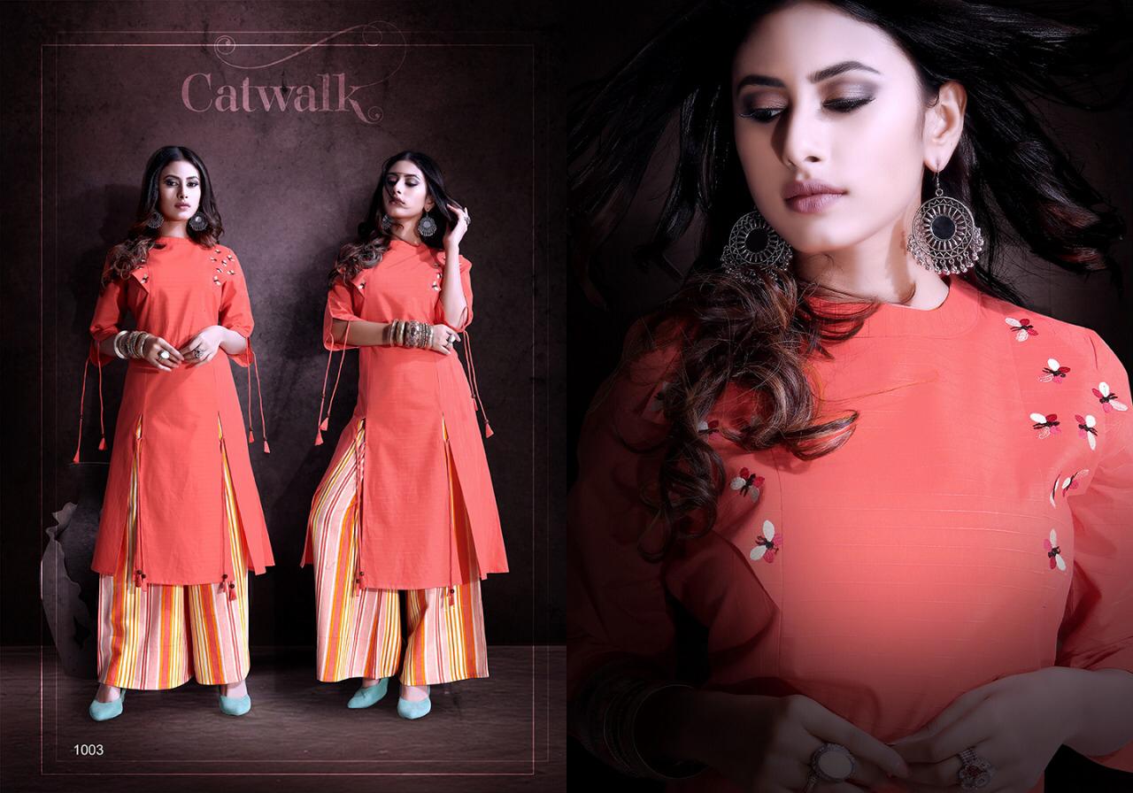 Nazakat By Vivils Silk Mills Cotton Kurti With Plazzo Suits Wholesale Supplier Nd Dealer Nitya Nx Su...