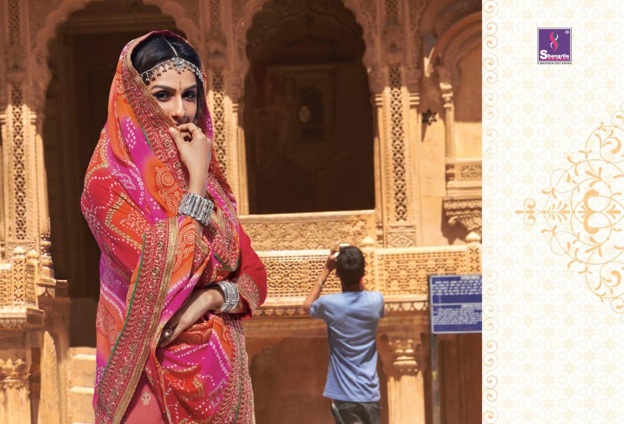 The Royal Bhandhej Vol 3 By Shangrila Traditional Bandhani Sarees Wholesale Supplier And Dealer Guja...