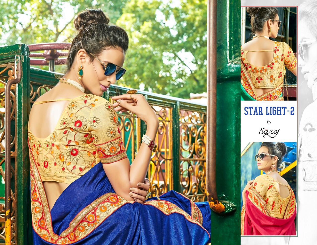 Star Light 2 By Saroj Vichitra Silk Sarees Wholesale Supplier And Dealer Gujarat