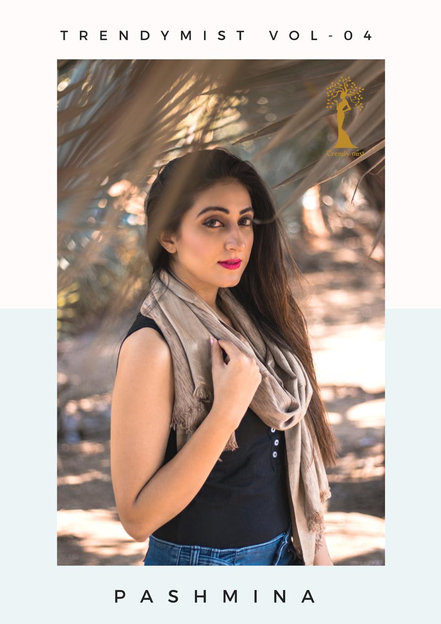 Trendymist Vol 4 Pashmina Duppta Collection Supplier Surat