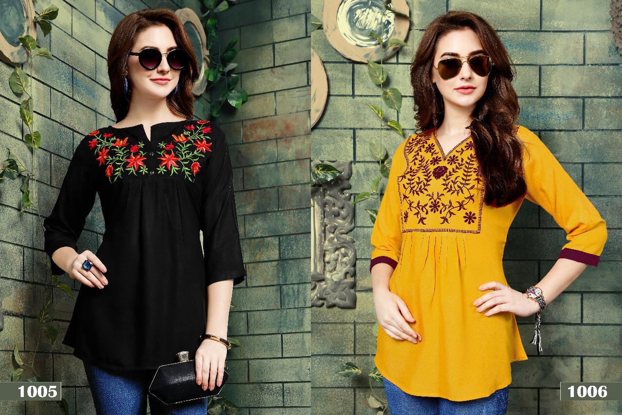 Campass By Riya Western Tops Collection Supplier Surat