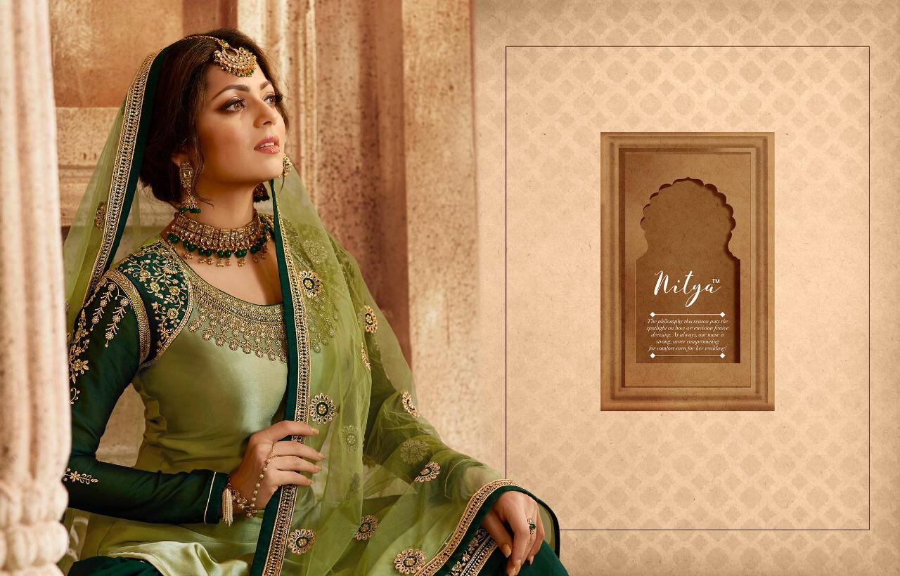 Lt Nitya Vol 130 By Lt Series 3001 To 3009 Fabrics Beautiful Designer Party Wear In Suits Wholesale ...