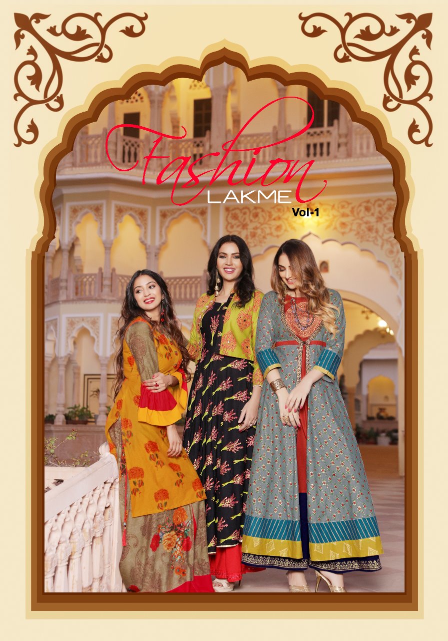 Fashion Lakme Vol 1 By Kajal Style Series 1001 To 1008 Wholesale Supplier Dealer From  Gujrat