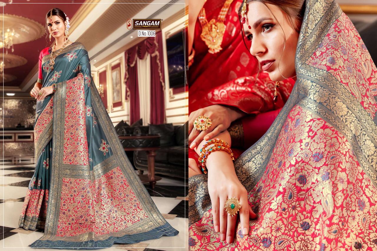 Virasat By Sangam Silk Designer Traditional Wear Sarees Wholesale Supplier And Trader Surat