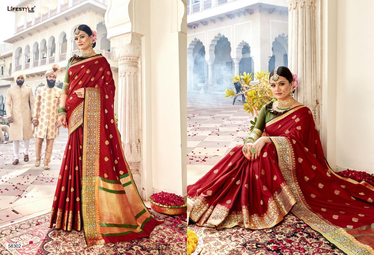 Saarthi By Lifestyle Traditional Wear Sarees Wholesale Supplier Gujarat