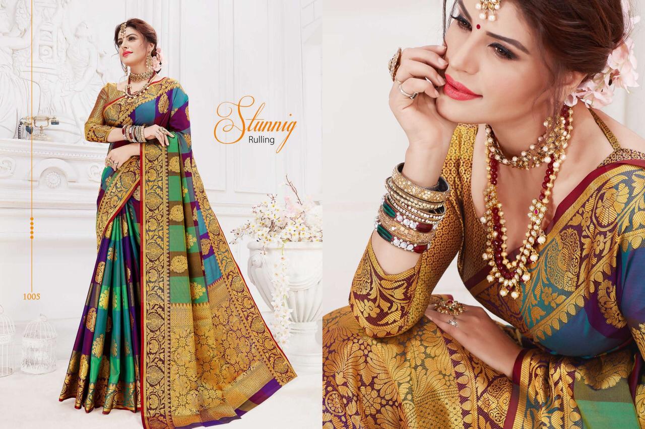 Resham Dhaga By Sangam Weaving Silk Designer Sarees Wholesale Supplier Gujarat