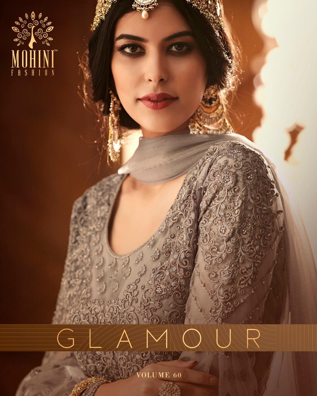 Glamour  Vol 60  By Mohini Fashion Series 60001 To 60005 Beautiful Designer Party Wear Suits Wholesa...