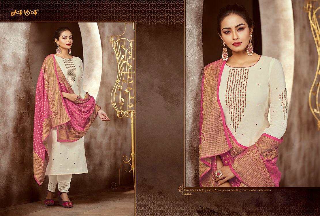 Ruaab By Jay Vijay Cotton Embroidered Suits Wholesale Supplier Nd Trader Gujarat