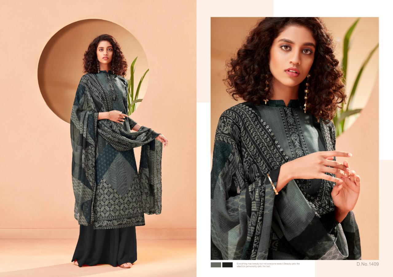 Shalvika Vol 14 By Ankit Textile  Series 1401 To 1409 Cotton Printed Suits Wholesale Supplier Surat