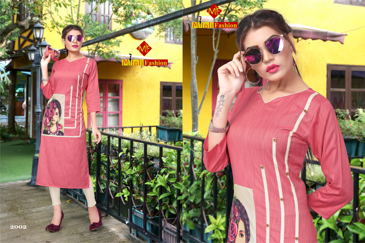 Foram Vol 2 By Mitali Fashion Reyon Printed Kurtis Wholesale Supplier And Dealer Surat