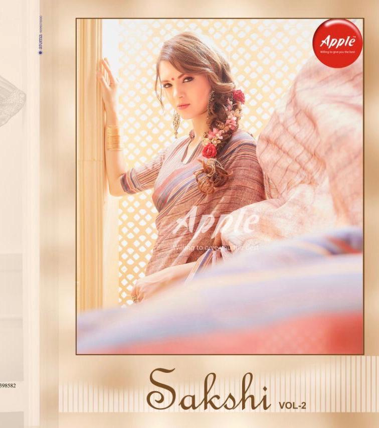 Sakshi Vol 2 By Apple Series 6201 To 6212 Digital Printed Sarees Wholesaler Surat