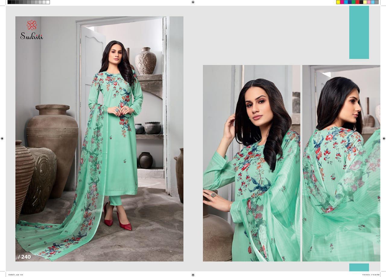 Sudriti Chintz Musline Printed Suits Wholesale Supplier Nd Dealer Gujarat