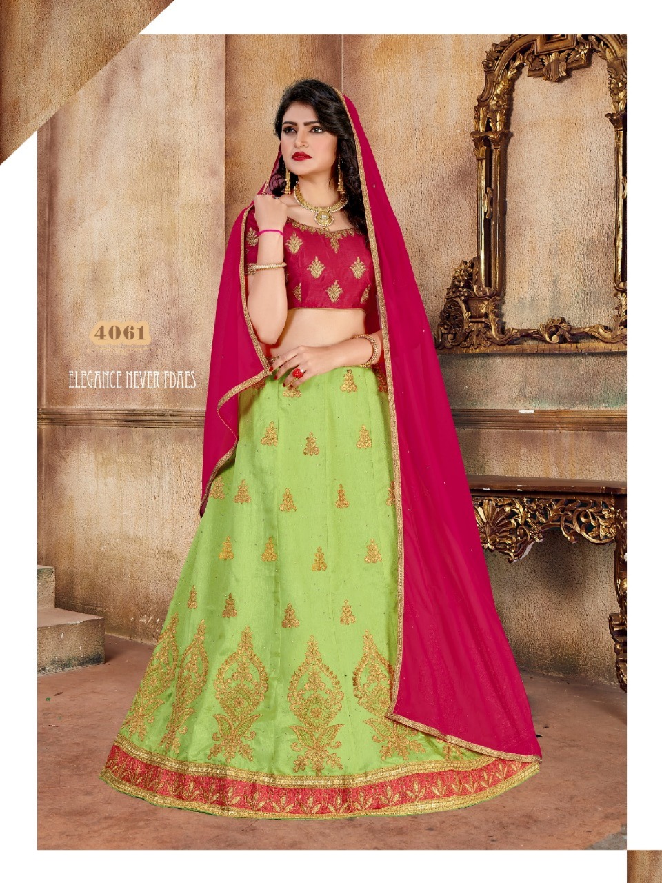 Khwaish By Sanskar Style Silk Designer Lehnga Wholesale Supplier Surat