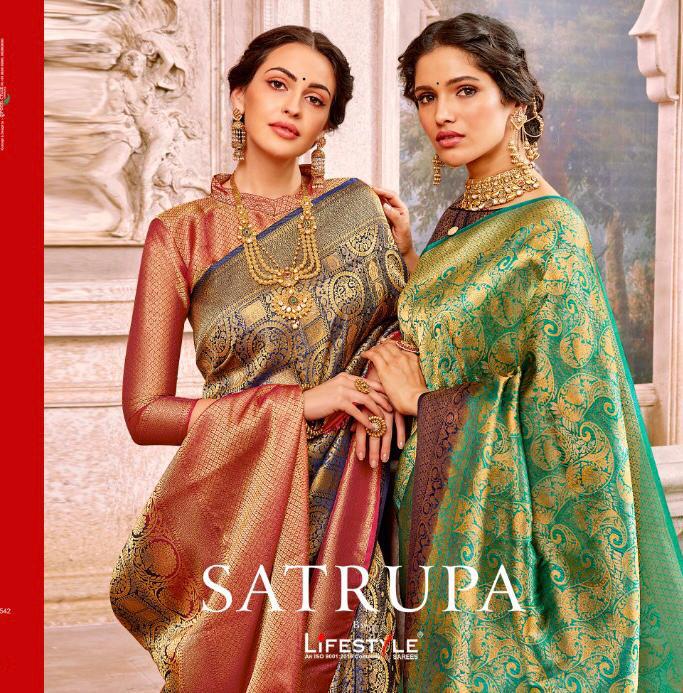Satrupa By Lifestyle Series 59261 To 59266 Nailon Rich Pallu Sarees Wholesale Supplier And Dealer Gu...