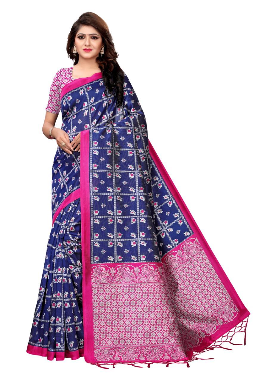 Non Catalog Superhit Printed Saree Wholesale Supplier And Dealer Gujarat