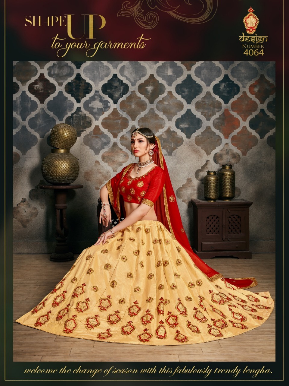 Virasat By Sanskar Style Series 4063 To 4068 Silk Designer Lehangas Wholesale Supplier Surat