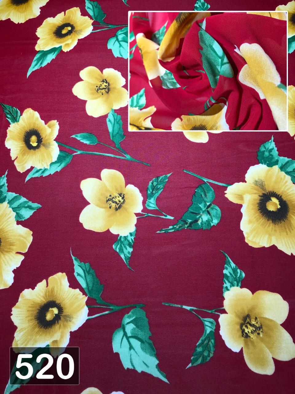 Printed Georgette Fabric Collection Wholesale Supplier Nitya Nx Surat