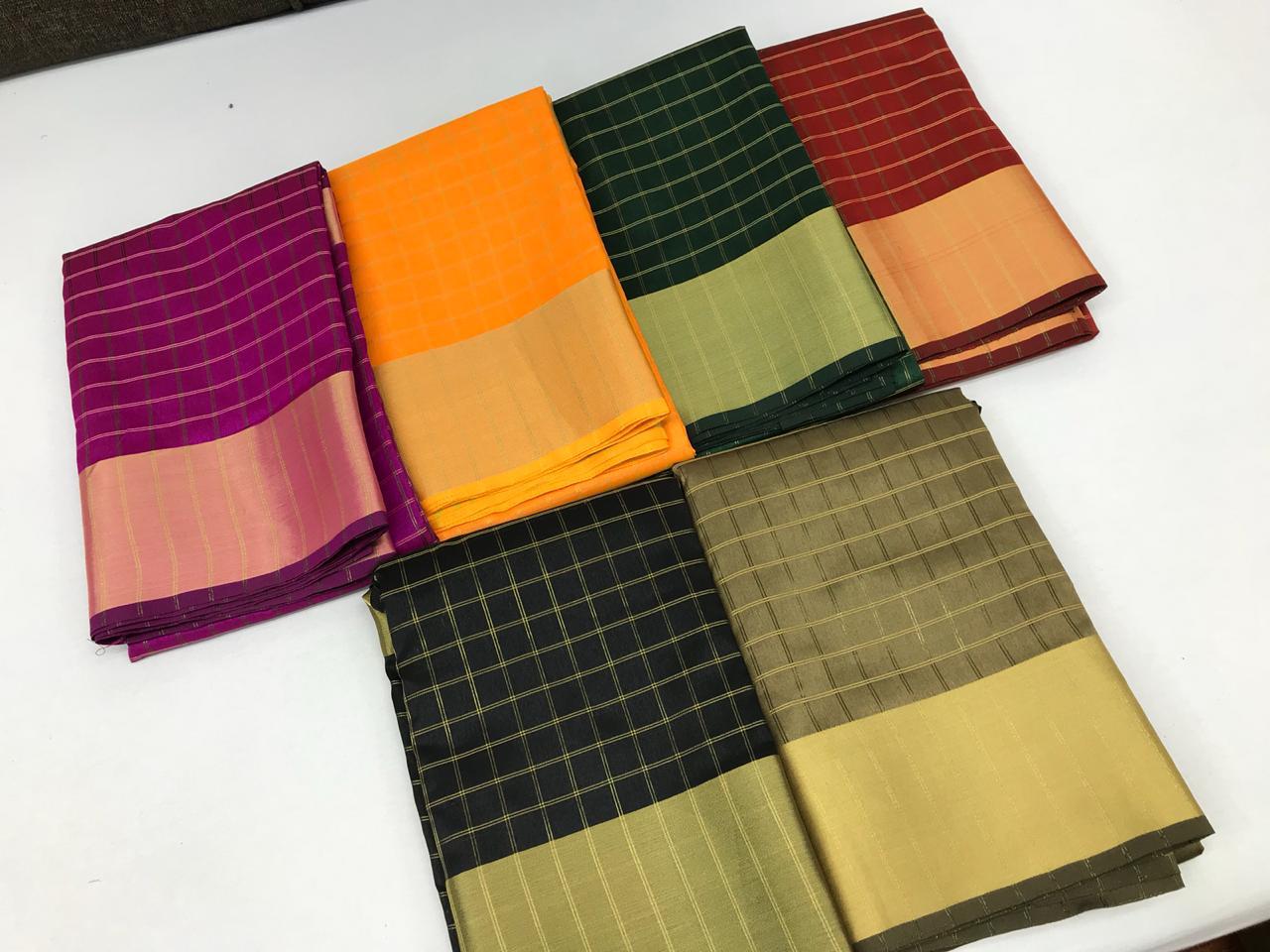 Apple Sana Checks And Panetar Checks Occasion Wear Sarees Wholesale Supplier Surat