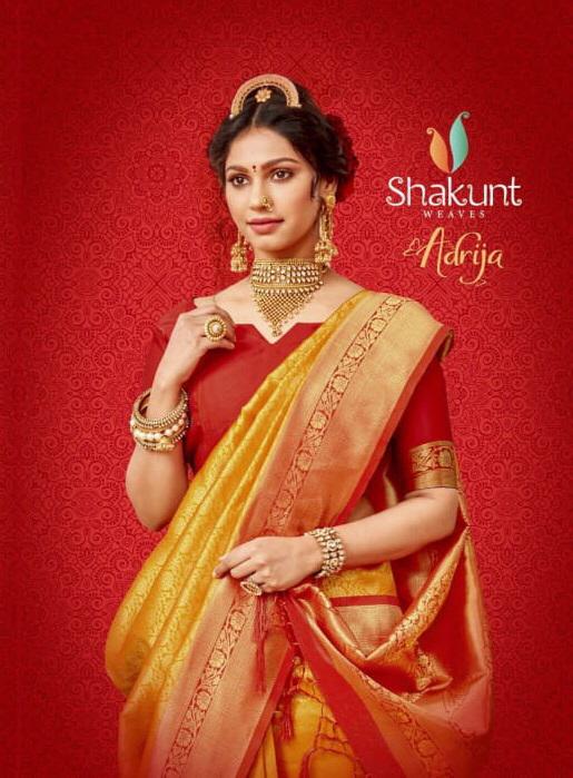 Adrija By Shakunt Series 60801 To 60804 Silk Weaving Traditional Wear Sarees Wholesale Supplier And ...