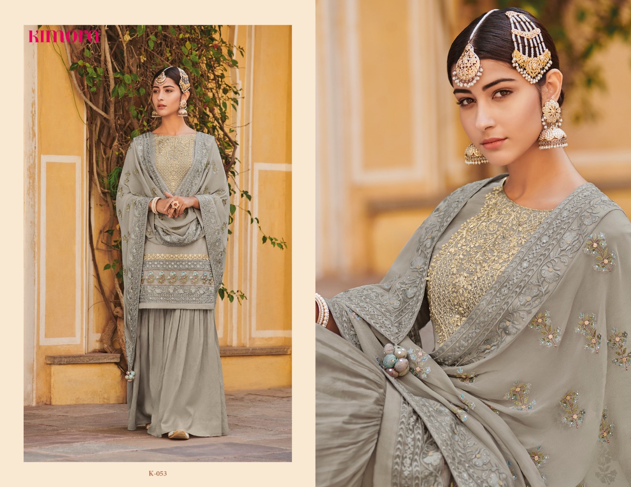 Kimora Vol 6 Series K051 To K058 Silk Embroidered Designer Party Wear Suits Wholesale Supplier And D...
